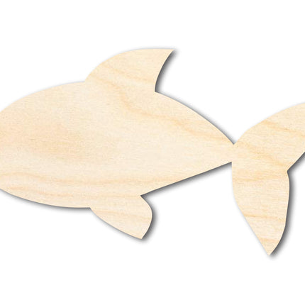 Unfinished Wood Cute Goldfish Shape | DIY Craft Cutout | up to 46" DIY