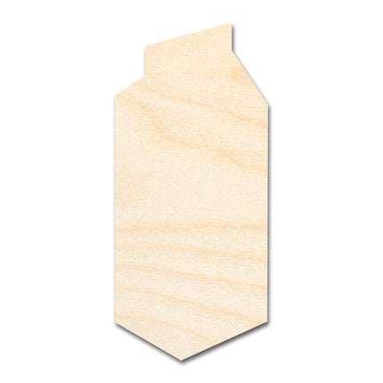 Unfinished Wood Juice Carton Shape | DIY Craft Cutout | up to 46" DIY