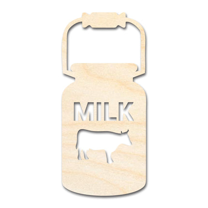 Unfinished Wood Milk Jug Shape | DIY Craft Cutout | up to 46" DIY