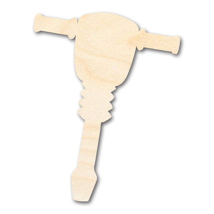 Unfinished Wood Jack Hammer Shape | DIY Craft Cutout | up to 46" DIY