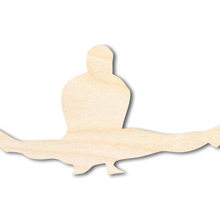 Unfinished Wood Gymnast Press Up Shape | DIY Craft Cutout | up to 46" DIY
