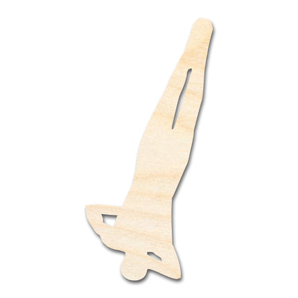 Unfinished Wood Gymnast Flip Shape | DIY Craft Cutout | up to 46" DIY