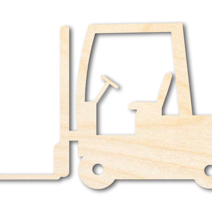 Unfinished Wood Fork Lift Shape | DIY Craft Cutout | up to 46" DIY