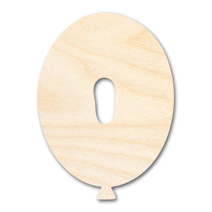 Unfinished Wood Balloon Letter O Shape | DIY Craft Cutout | up to 46" DIY