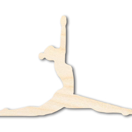 Unfinished Wood Yoga Monkey Pose Shape | DIY Craft Cutout | up to 46" DIY