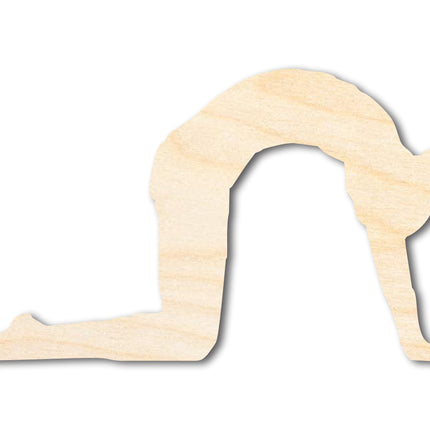 Unfinished Wood Yoga Cow Pose Shape | DIY Craft Cutout | up to 46" DIY