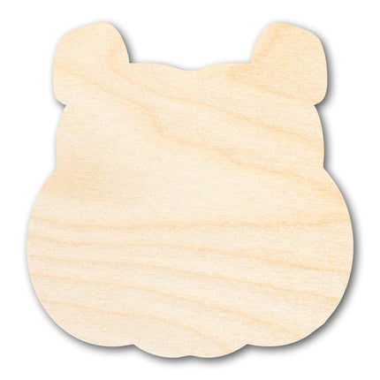 Unfinished Wood Bulldog Mascot Shape | DIY Craft Cutout | up to 46" DIY