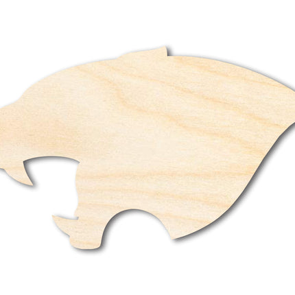 Unfinished Wood Panther Mascot Shape | DIY Craft Cutout | up to 46" DIY