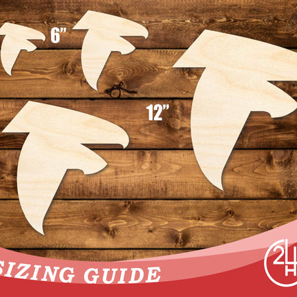 Unfinished Wood Falcon Mascot Shape | DIY Craft Cutout | up to 46" DIY