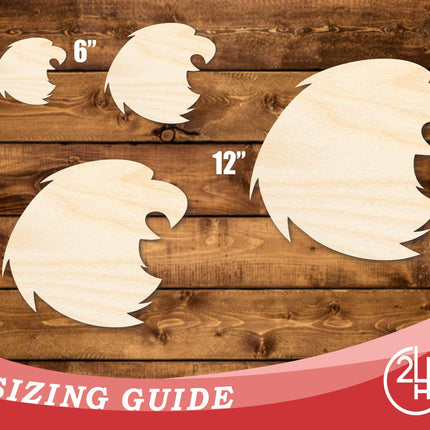 Unfinished Wood Falcon Mascot Shape | DIY Craft Cutout | up to 46" DIY