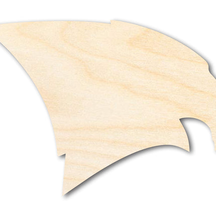 Unfinished Wood Falcon Mascot Shape | DIY Craft Cutout | up to 46" DIY