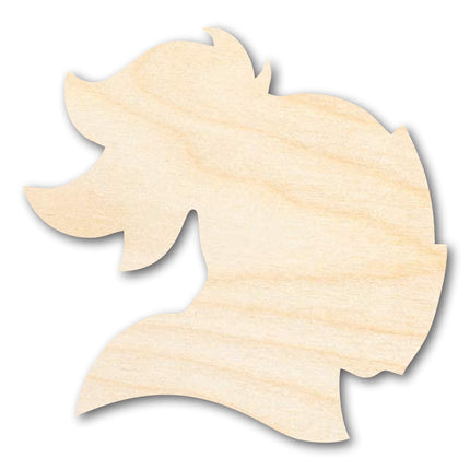 Unfinished Wood Knight Mascot Shape | DIY Craft Cutout | up to 46" DIY