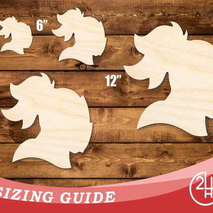 Unfinished Wood Knight Mascot Shape | DIY Craft Cutout | up to 46" DIY