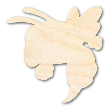 Unfinished Wood Hornet Mascot Shape | DIY Craft Cutout | up to 46" DIY