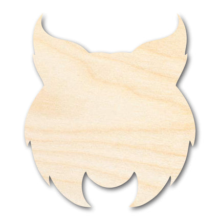 Unfinished Wood Wildcat Mascot Shape | DIY Craft Cutout | up to 46" DIY