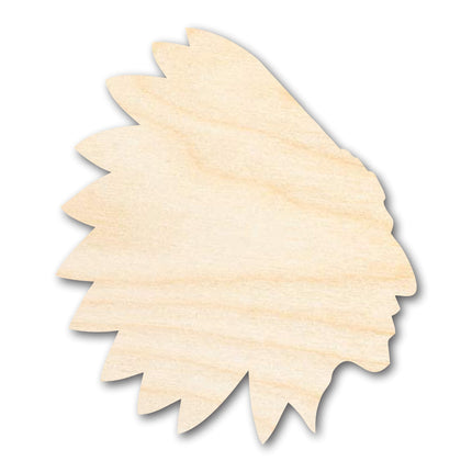 Unfinished Wood Native American Mascot Shape | DIY Craft Cutout | up to 46" DIY
