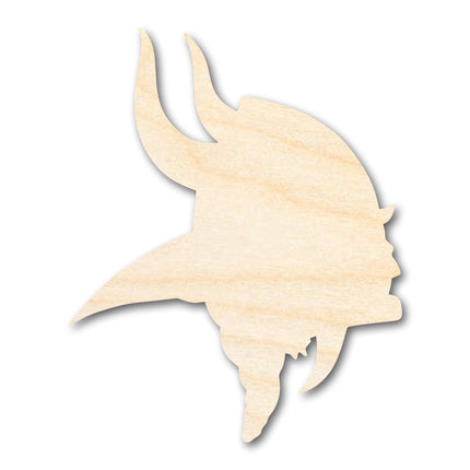 Unfinished Wood Viking Mascot Shape | DIY Craft Cutout | up to 46" DIY