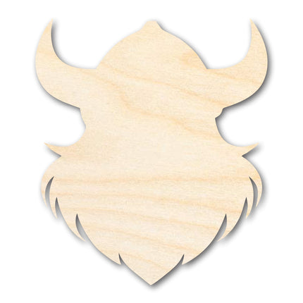 Unfinished Wood Viking Mascot Shape | DIY Craft Cutout | up to 46" DIY