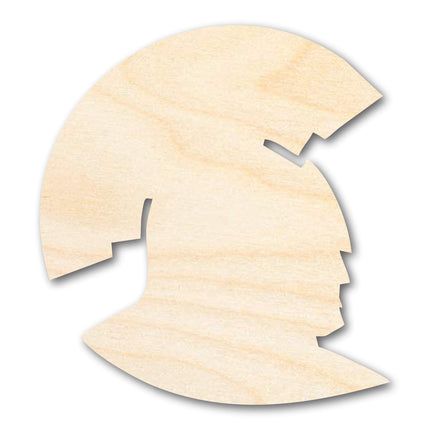 Unfinished Wood Spartan Mascot Shape | DIY Craft Cutout | up to 46" DIY
