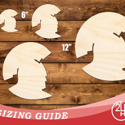 Unfinished Wood Spartan Mascot Shape | DIY Craft Cutout | up to 46" DIY