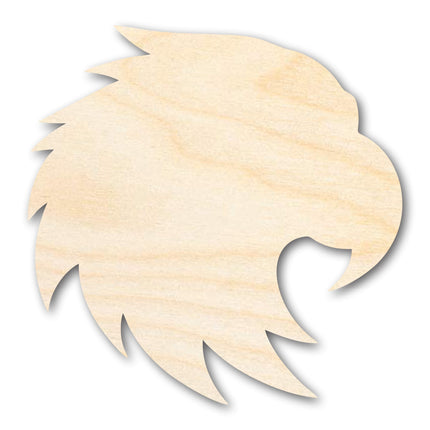Unfinished Wood Hawk Mascot Shape | DIY Craft Cutout | up to 46" DIY