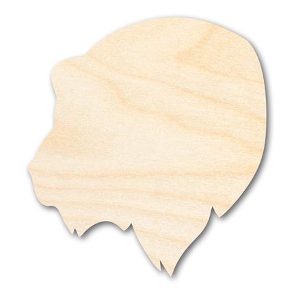 Unfinished Wood Bear Mascot Shape | DIY Craft Cutout | up to 46" DIY