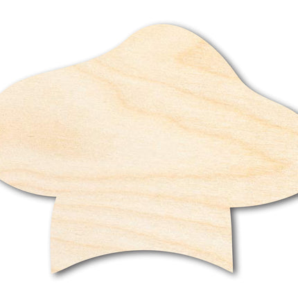 Unfinished Wood Baker Hat Shape | DIY Craft Cutout | up to 46" DIY