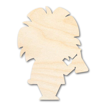 Unfinished Wood Scientist Shape | DIY Craft Cutout | up to 46" DIY