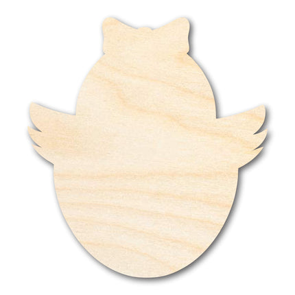Unfinished Wood Cute Chicky Shape | DIY Craft Cutout | up to 46" DIY