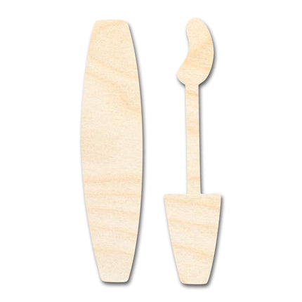 Unfinished Wood Mascara Tube and Wand Shape | DIY Craft Cutout | up to 46" DIY