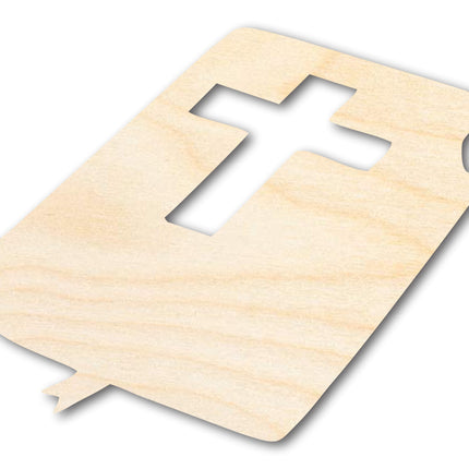 Unfinished Wood Bible Shape | DIY Craft Cutout | up to 46" DIY