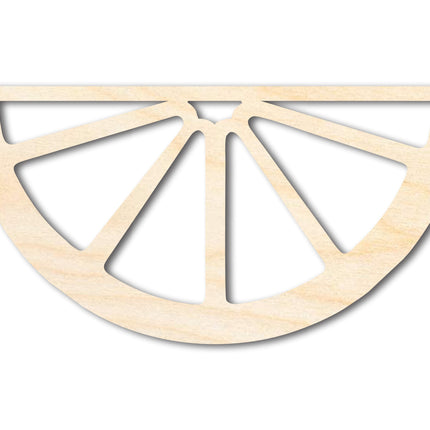 Unfinished Wood Orange Slice Shape | DIY Craft Cutout | up to 46" DIY