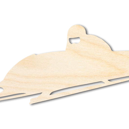 Unfinished Wood Bobsled Shape | DIY Craft Cutout | up to 46" DIY