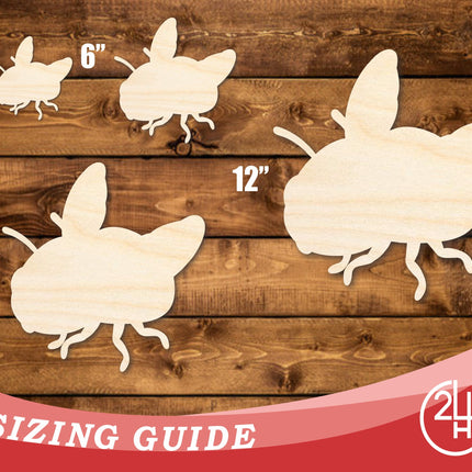 Unfinished Wood Fly Shape | DIY Craft Cutout | up to 46" DIY
