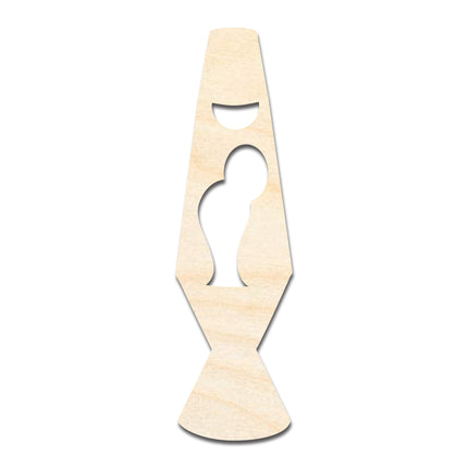 Unfinished Wood Lava Lamp Shape | DIY Craft Cutout | up to 46" DIY