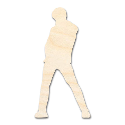 Unfinished Wood Male Idol Shape | DIY Craft Cutout | up to 46" DIY