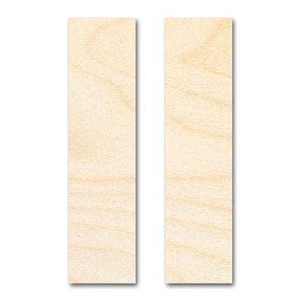 Unfinished Wood Pause Shape | DIY Craft Cutout | up to 46" DIY