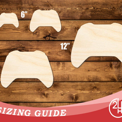 Unfinished Wood Controller Shape | DIY Craft Cutout | up to 46" DIY