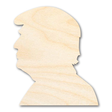 Unfinished Wood Donald J. Trump Shape | DIY Craft Cutout | up to 46" DIY