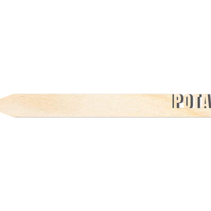 Unfinished Wood Potato Garden Stake | DIY Craft Cutout | up to 24" DIY