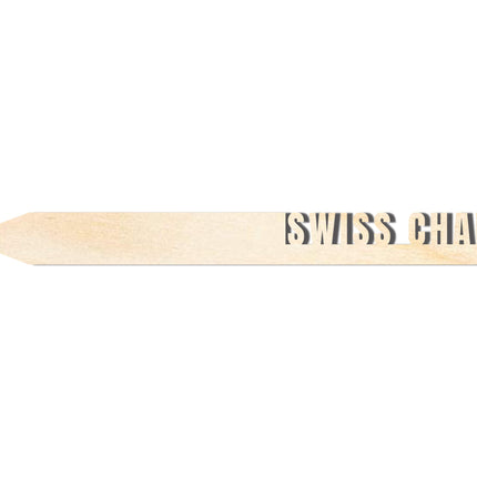 Unfinished Wood Swiss Chard Garden Stake | DIY Craft Cutout | up to 24" DIY