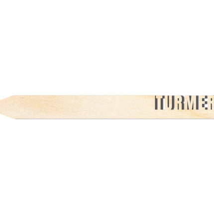 Unfinished Wood Turmeric Garden Stake | DIY Craft Cutout | up to 24" DIY