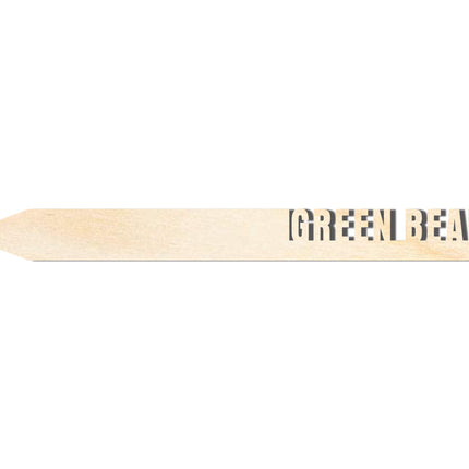 Unfinished Wood Green Beans Garden Stake | DIY Craft Cutout | up to 24" DIY
