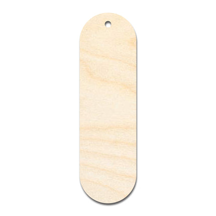 Unfinished Wood Oval Bookmark Shape | DIY Craft Cutout | up to 12" DIY