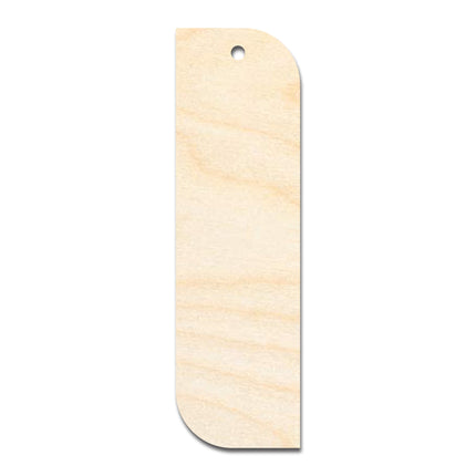 Unfinished Wood Wavy Bookmark Shape | DIY Craft Cutout | up to 12" DIY