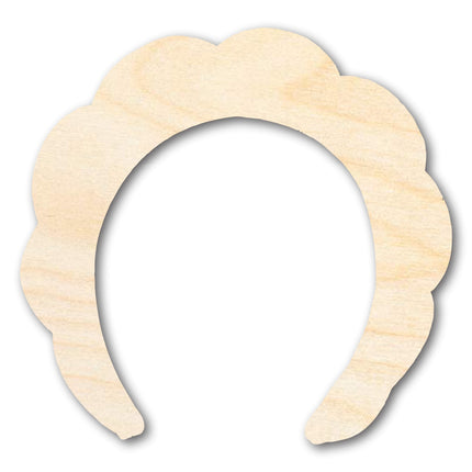 Unfinished Wood Makeup Headband Shape | DIY Craft Cutout | up to 46" DIY