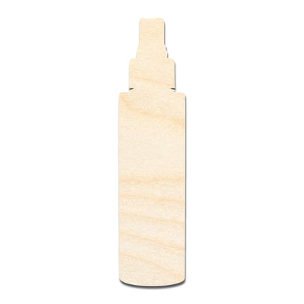 Unfinished Wood Facial Spray Shape | DIY Craft Cutout | up to 46" DIY