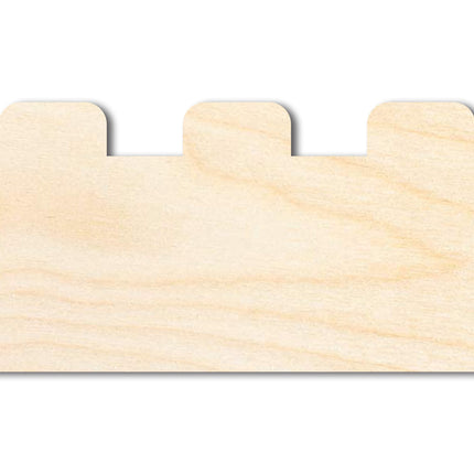 Unfinished Wood Building Blocks Shape | DIY Craft Cutout | up to 46" DIY