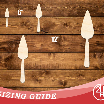 Unfinished Wood Cake Spatula Shape | DIY Craft Cutout | up to 46" DIY