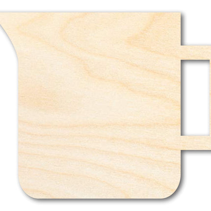 Unfinished Wood Measuring Cup Shape | DIY Craft Cutout | up to 46" DIY